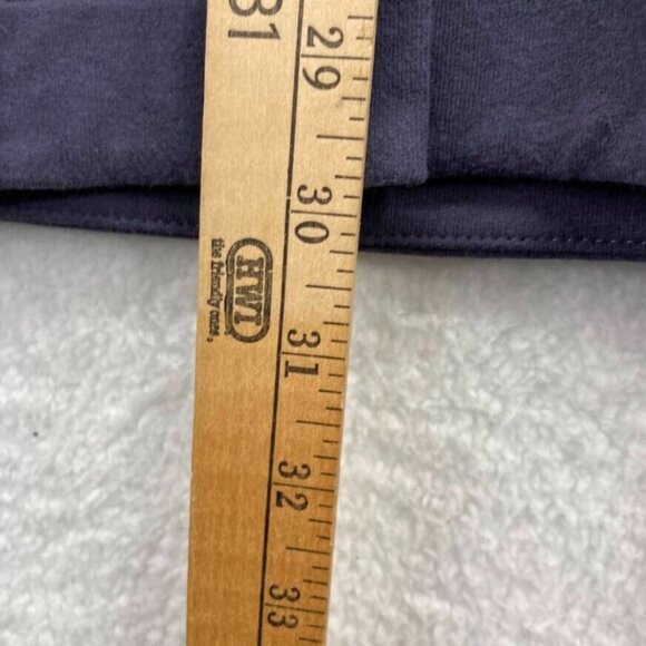 New Pure Jill Womens Duster Jacket Sz Large Prima Cotton Button Front Navy Blue - Picture 10 of 10